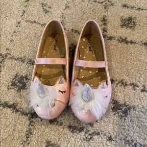 Toddler unicorn ballet flats